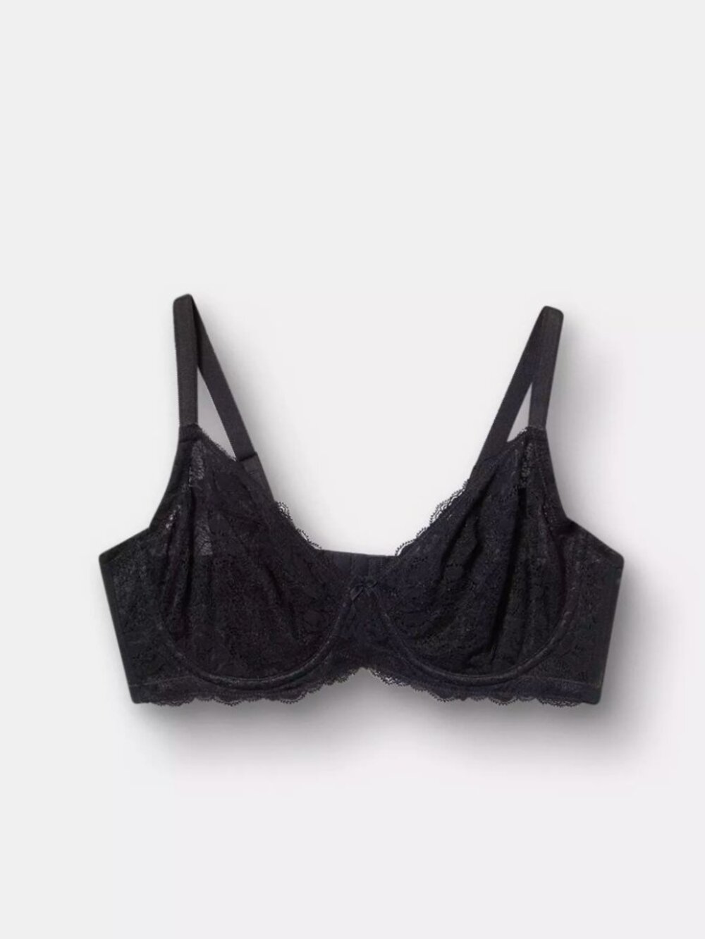 NWT Torrid 46C Black Full-Coverage Unlined Bra Plus Size 46C - Black Lace Bra